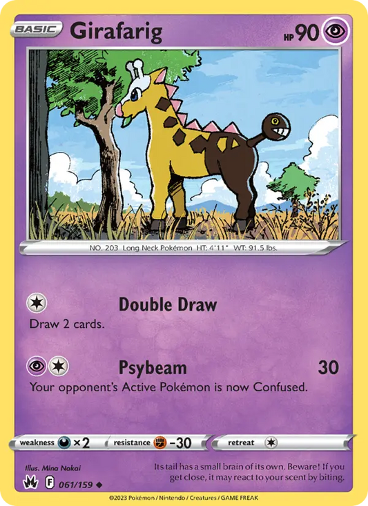 Girafarig 61 Crown Zenith Pokesingles