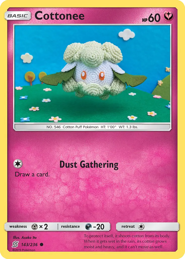 Cottonee 143 Unified Minds Pokesingles