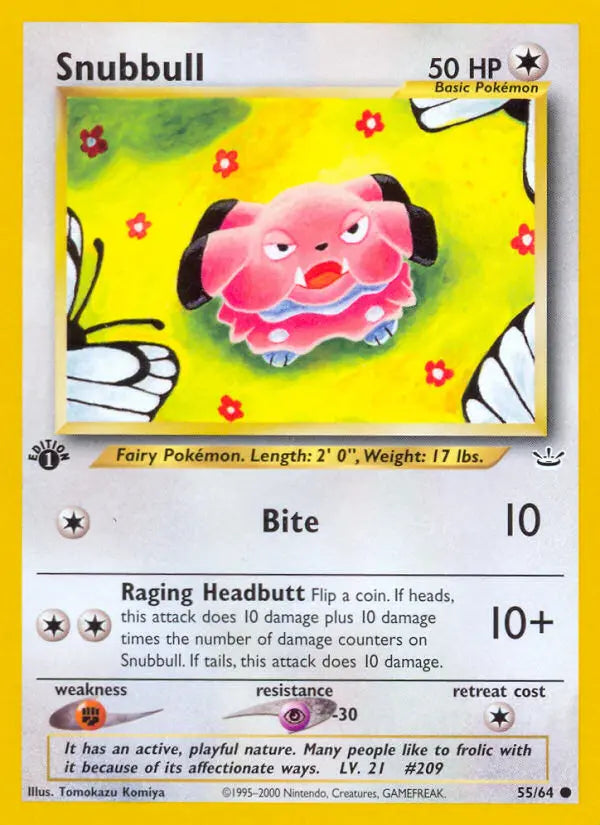 Snubbull 55 Neo Revelation Pokesingles