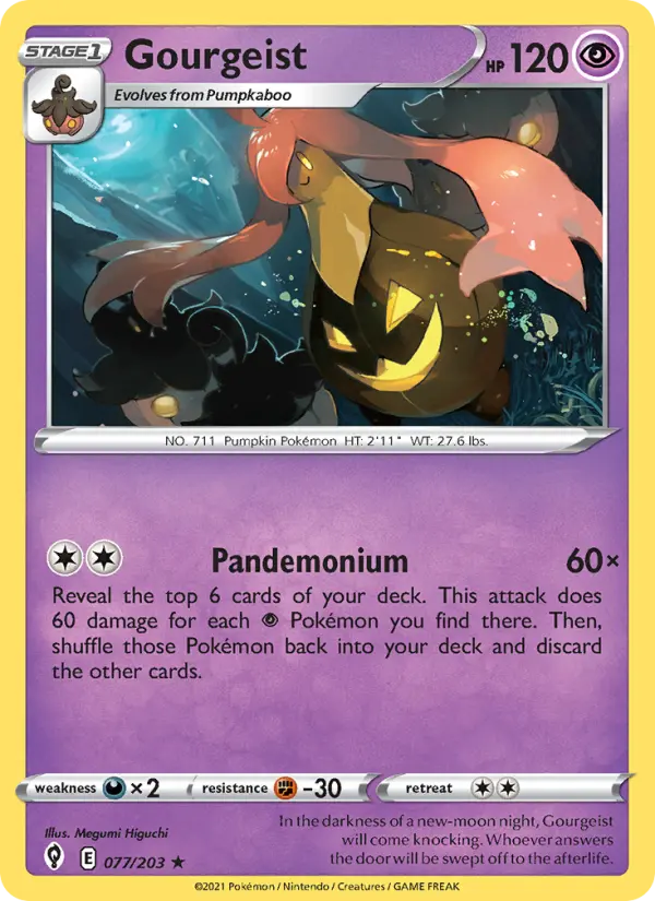 Gourgeist 77 Evolving Skies Pokesingles