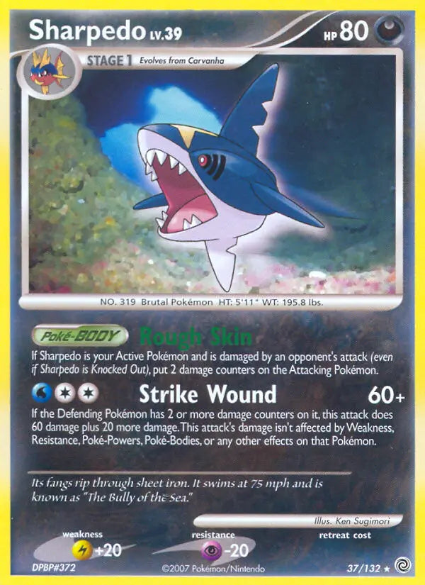 Sharpedo 37 Secret Wonders Pokesingles