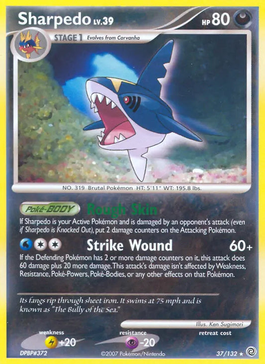 Sharpedo 37 Secret Wonders Pokesingles