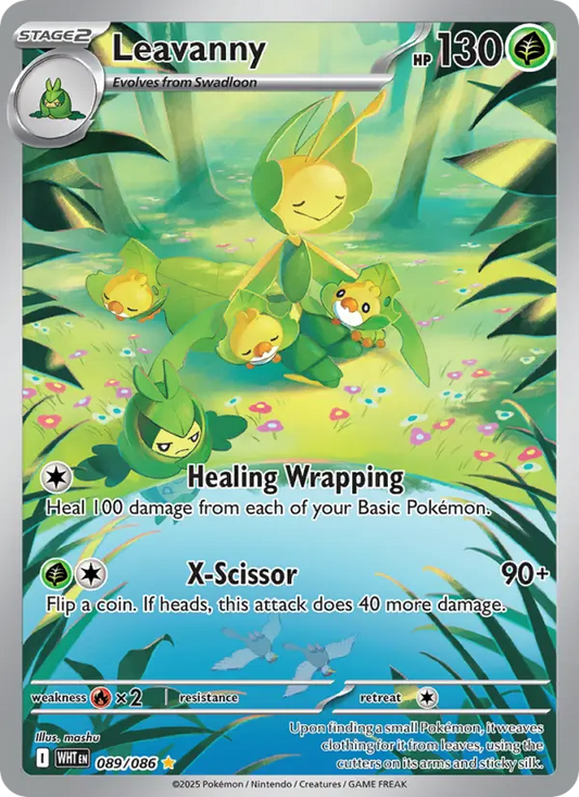 Leavanny 89 White Flare Pokesingles