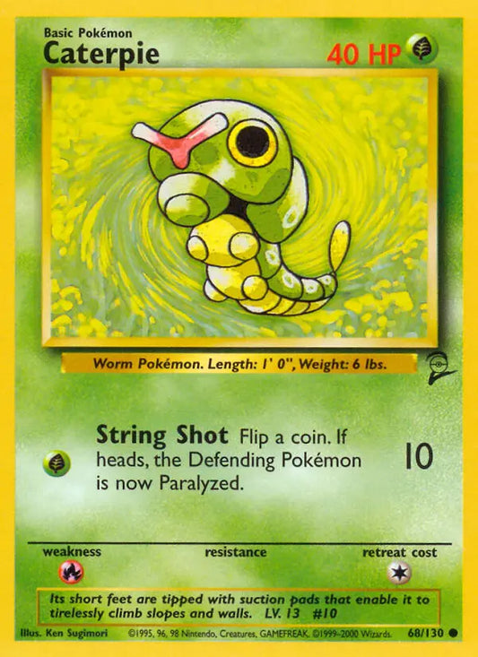 Caterpie 68 Base Set 2 Pokesingles