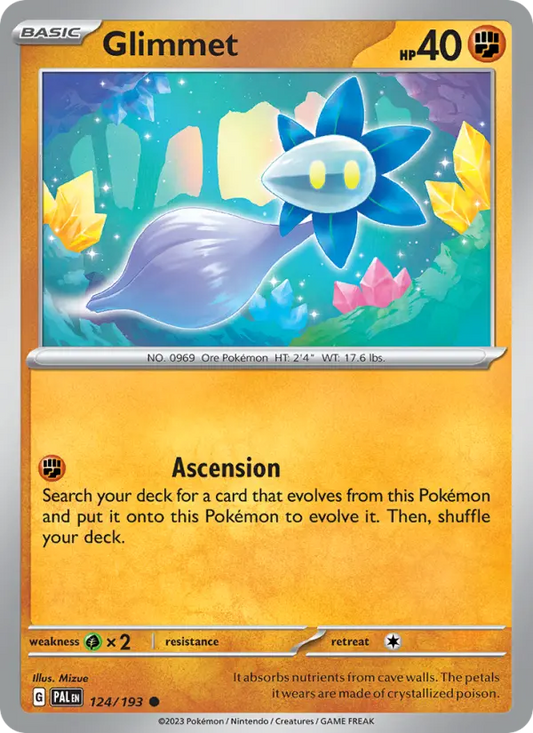 Glimmet 124 Paldea Evolved Pokesingles