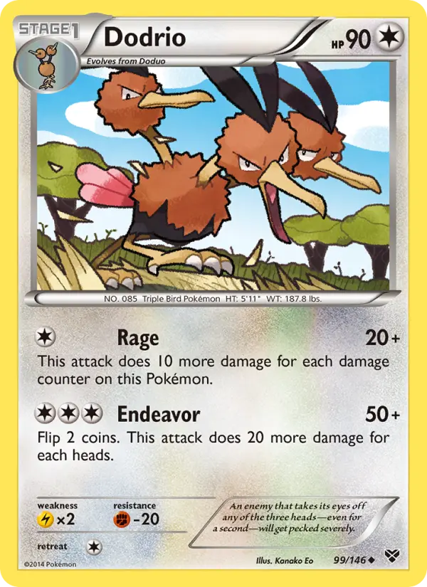 Dodrio 99 XY Pokesingles