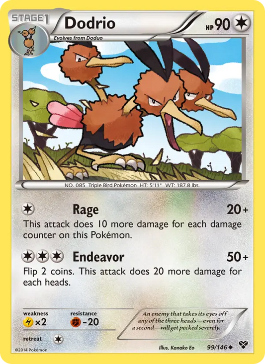 Dodrio 99 XY Pokesingles