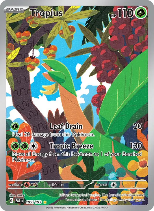 Tropius 195 Paldea Evolved Pokesingles