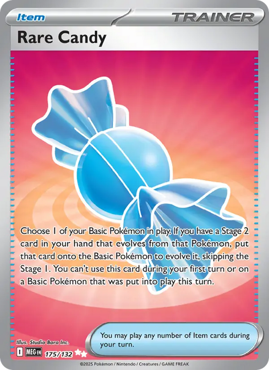 Rare Candy 175 Mega Evolution Pokesingles