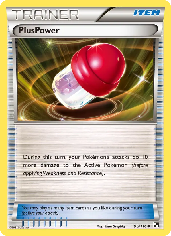 PlusPower 96 Black & White Pokesingles