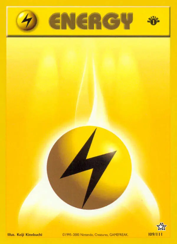 Lightning Energy 109 Neo Genesis Pokesingles