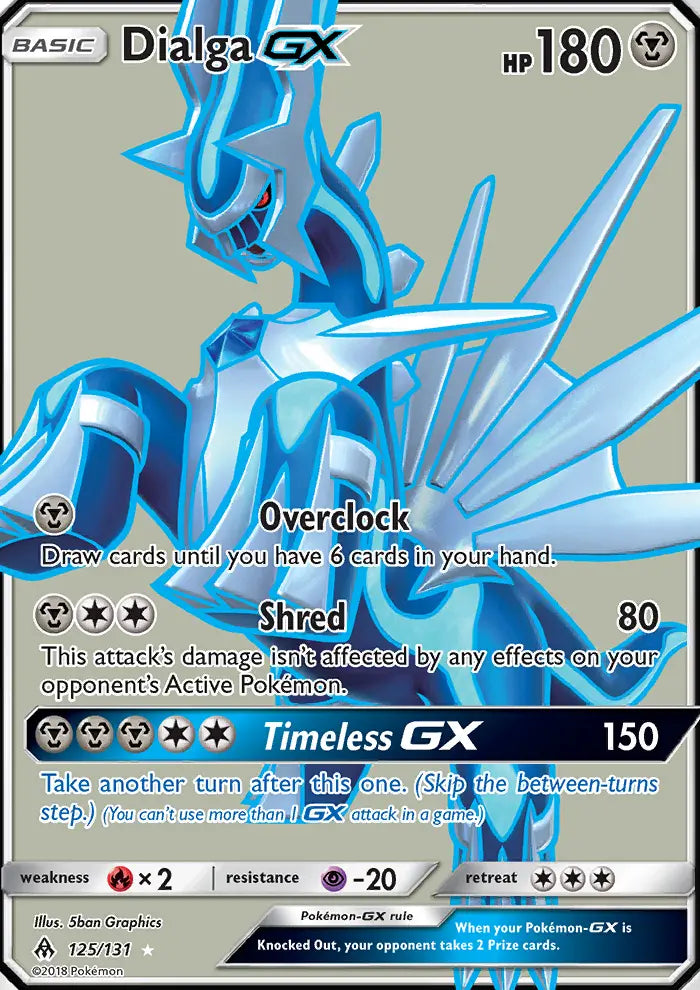 Dialga GX 125 Forbidden Light Pokesingles