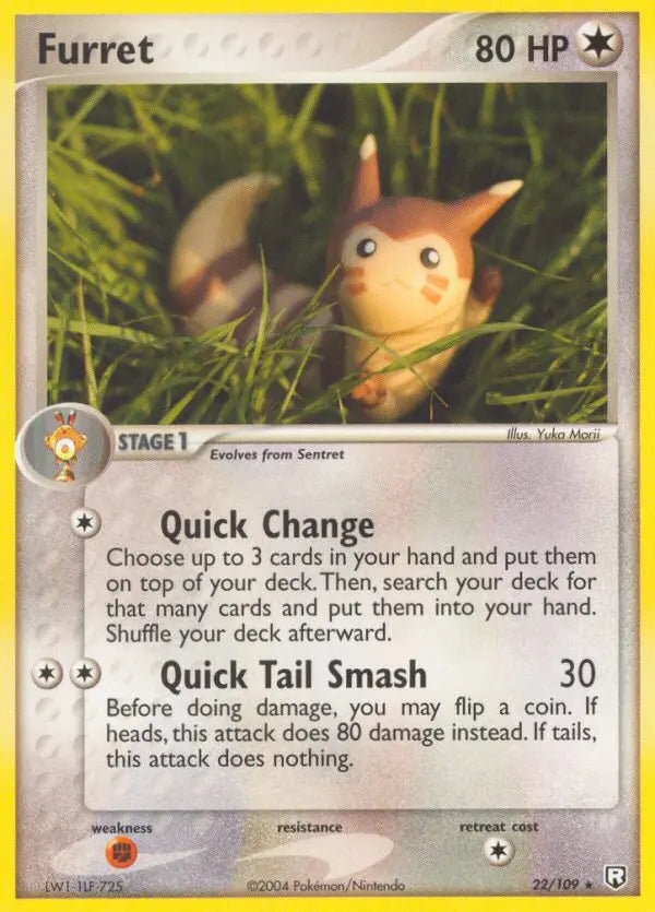 Furret 22 Team Rocket Returns Pokesingles