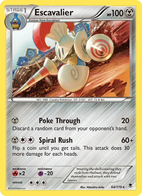 Escavalier 64 Phantom Forces Pokesingles