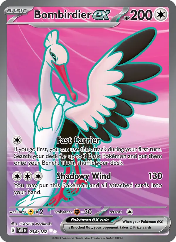 Bombirdier ex 234 Paradox Rift Pokesingles