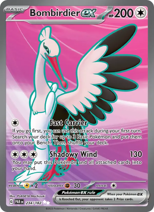 Bombirdier ex 234 Paradox Rift Pokesingles