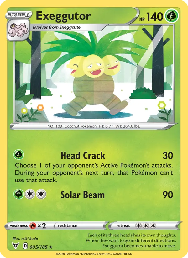 Exeggutor 5 Vivid Voltage Pokesingles