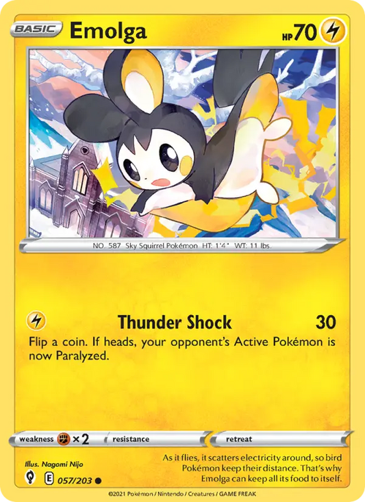 Emolga 57 Evolving Skies Pokesingles