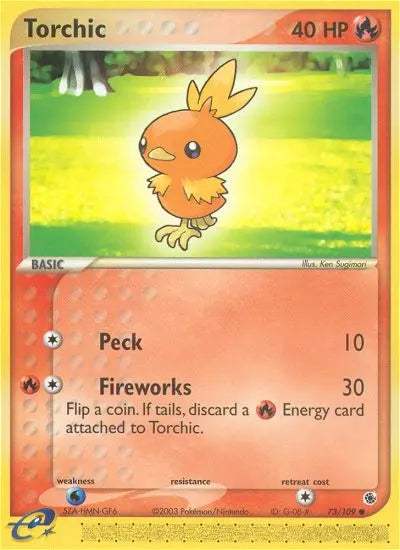 Torchic 73 Ruby & Sapphire Pokesingles