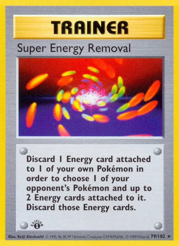 Super Energy Removal 79 Base Set Pokesingles