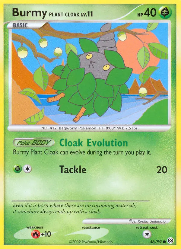 Burmy Plant Cloak 56 Arceus Pokesingles