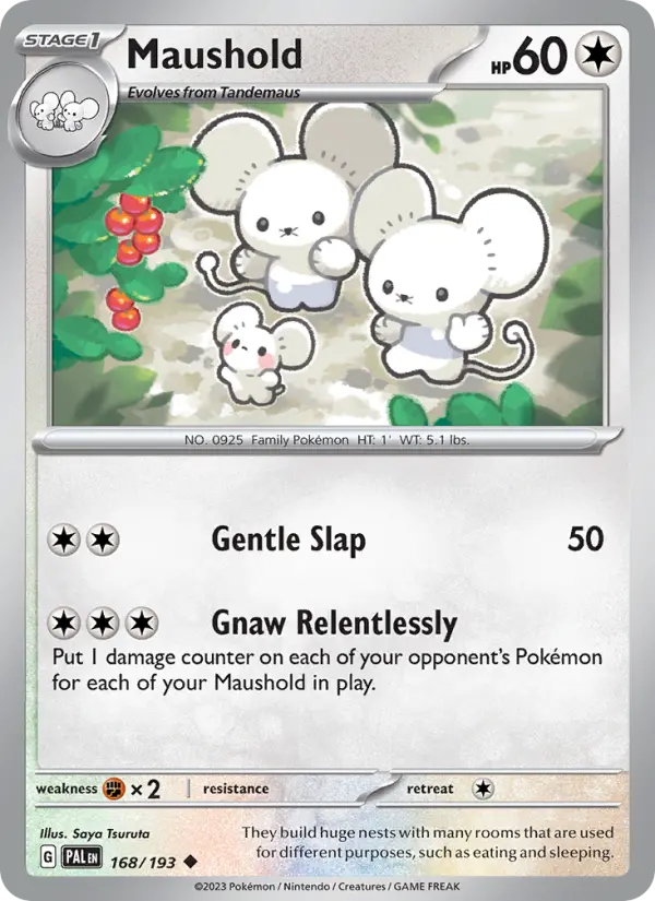 Maushold 168 Paldea Evolved Pokesingles