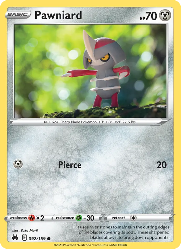 Pawniard 92 Crown Zenith Pokesingles