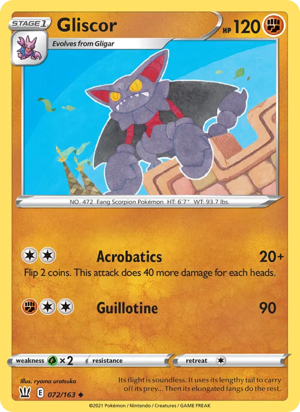 Gliscor 72 Battle Styles Pokesingles