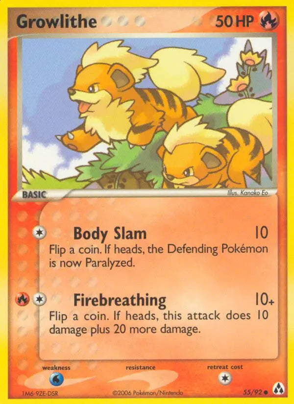 Growlithe 55 Legend Maker Pokesingles