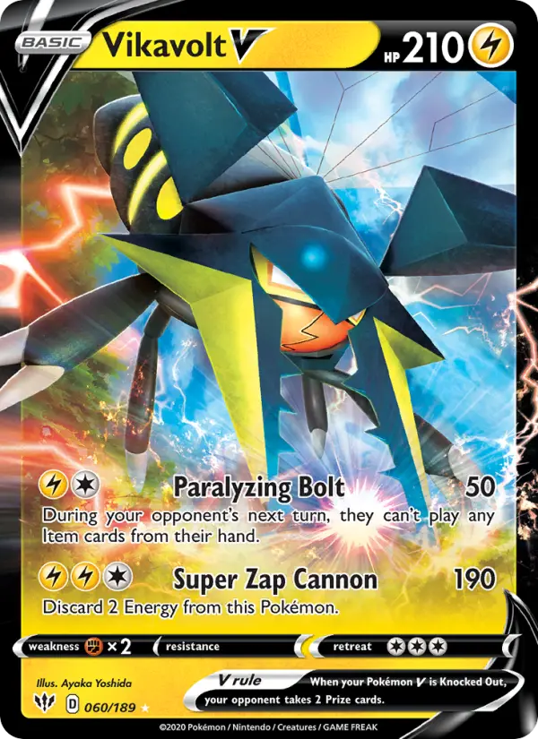 Vikavolt V 60 Darkness Ablaze Pokesingles