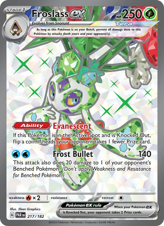Froslass ex 217 Paradox Rift Pokesingles