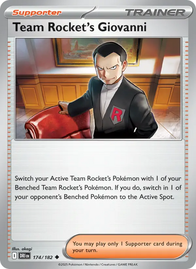 Team Rocket's Giovanni 174 Destined Rivals Pokesingles
