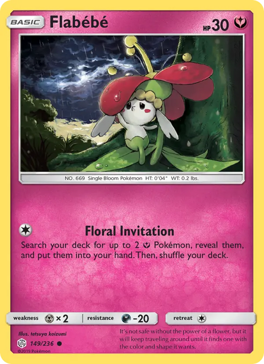 Flabébé 149 Cosmic Eclipse Pokesingles