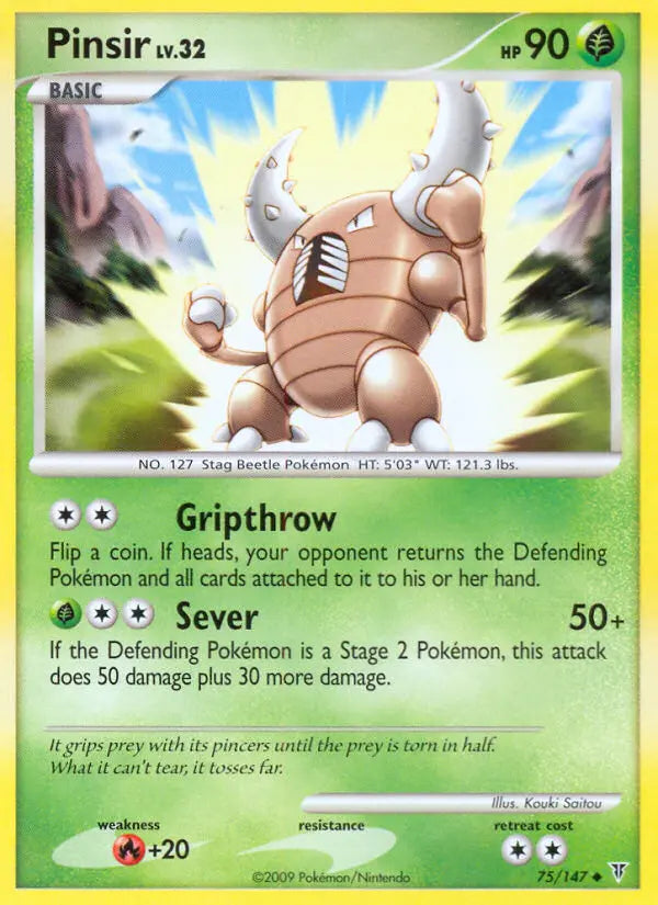 Pinsir 75 Supreme Victors Pokesingles