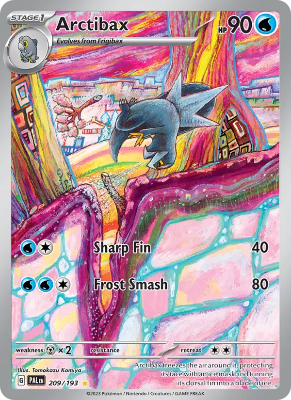 Arctibax 209 Paldea Evolved Pokesingles