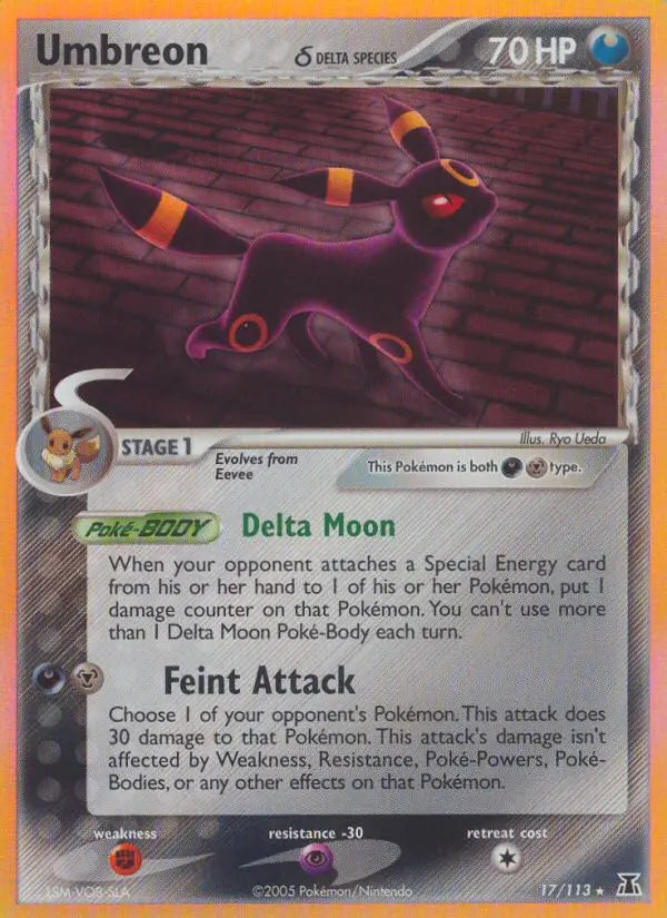 Umbreon δ 17 Delta Species Pokesingles