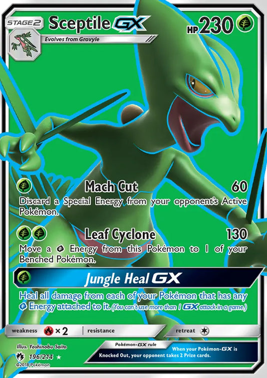 Sceptile GX 196 Lost Thunder Pokesingles