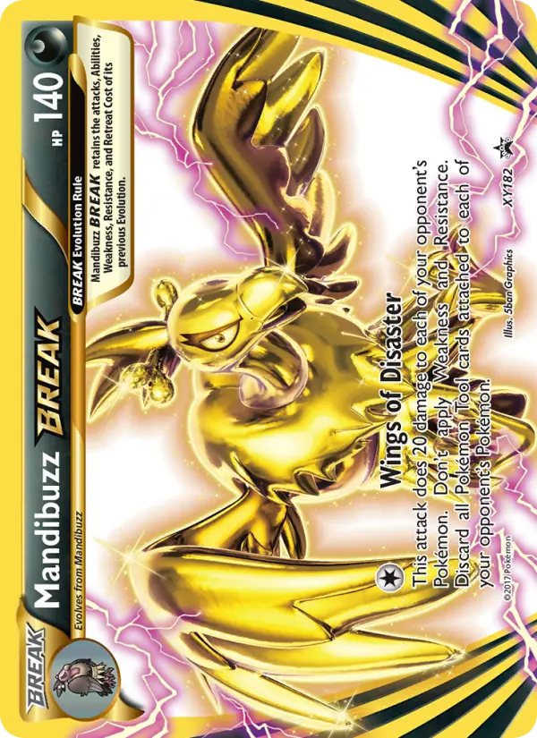Mandibuzz BREAK XY182 XY Black Star Promos Pokesingles