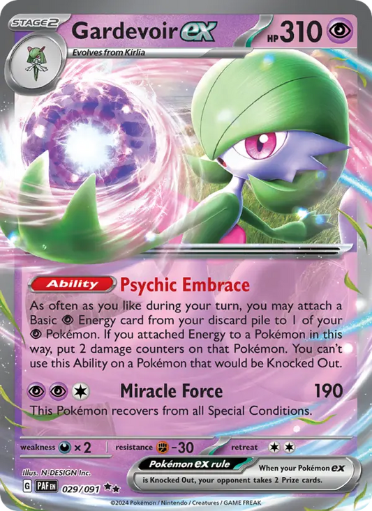 Gardevoir ex 29 Paldean Fates Pokesingles