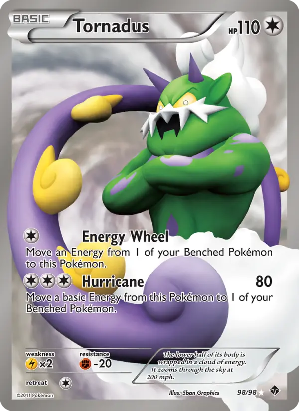 Tornadus 98 Emerging Powers Pokesingles