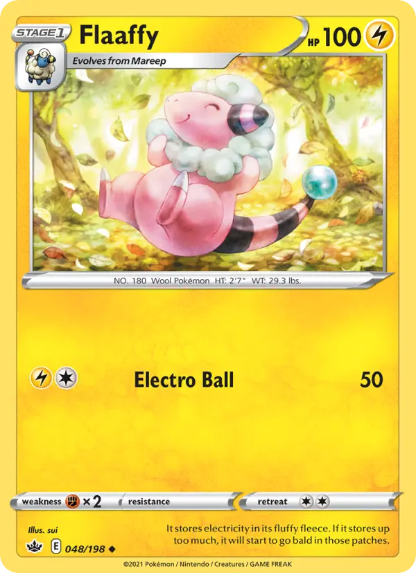 Flaaffy 48 Chilling Reign Pokesingles
