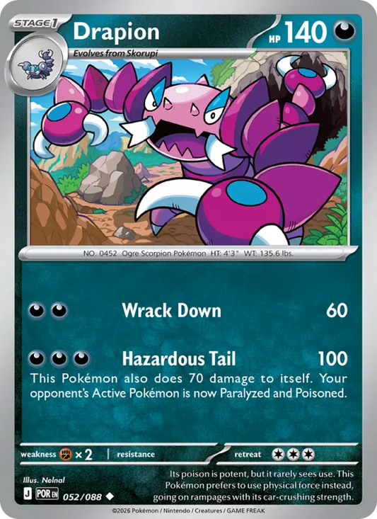 Drapion 52 Perfect Order Pokesingles