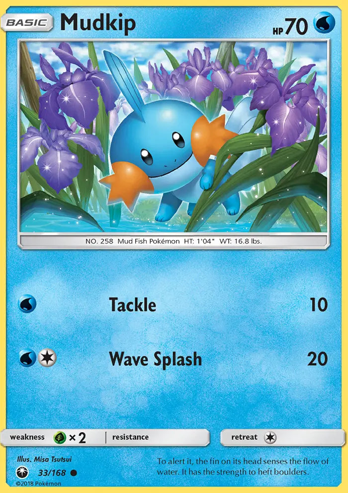 Mudkip 33 Celestial Storm Pokesingles
