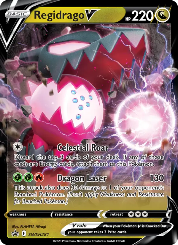 Regidrago V SWSH281 SWSH Black Star Promos Pokesingles