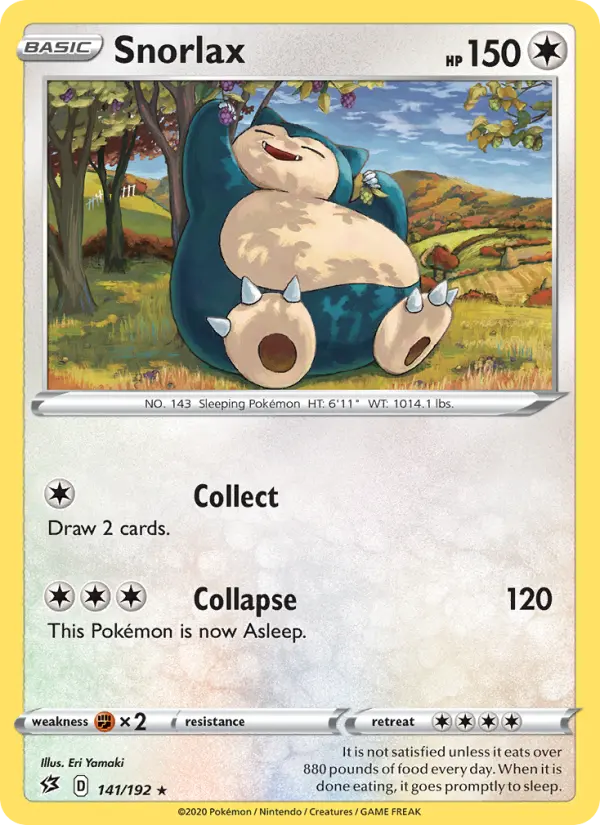 Snorlax 141 Rebel Clash Pokesingles