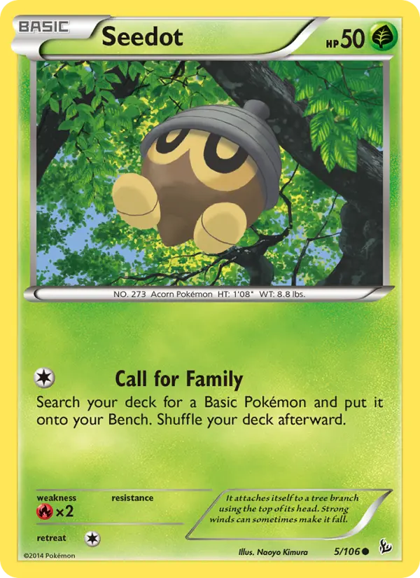 Seedot 5 Flashfire Pokesingles