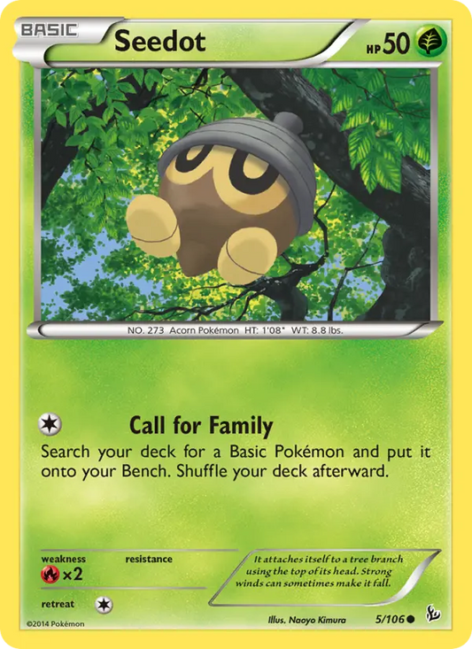 Seedot 5 Flashfire Pokesingles