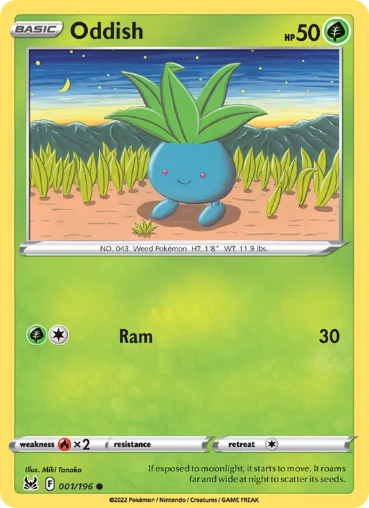 Oddish 1 Lost Origin Pokesingles