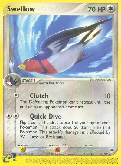 Swellow 45 Dragon Pokesingles