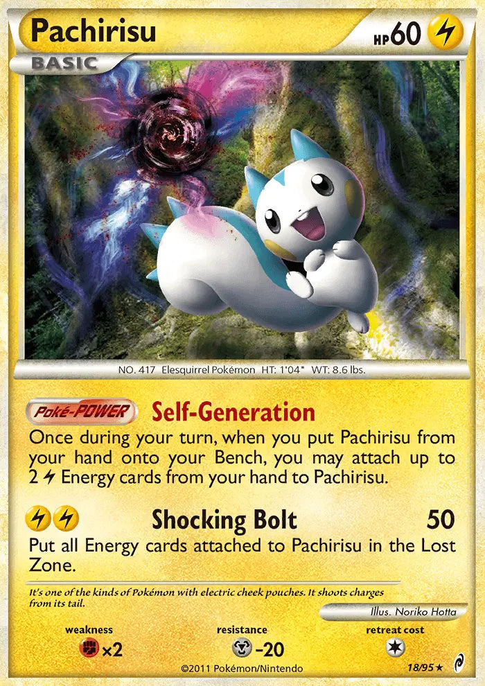 Pachirisu 18 Call of Legends Pokesingles
